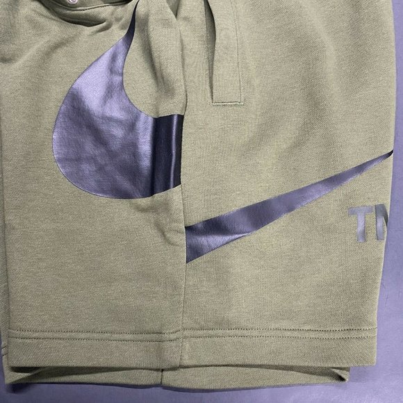 Nike NSW Swoosh French Terry Shorts Green Black Men’s Sizes DD5997-326 Vintage - Picture 7 of 8